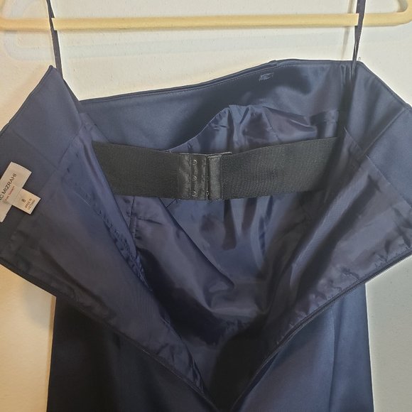 *3/$25* Isaac Mizrahi Strapless Navy Bridesmaids Dress - Picture 8 of 10